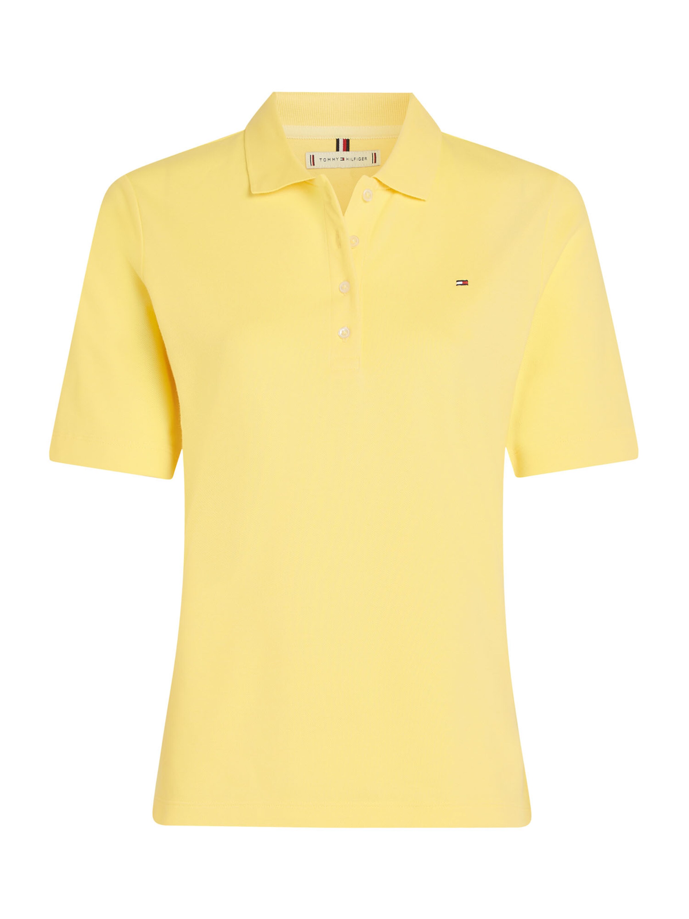 TOMMY HILFIGER Тениска '1985' в жълто: отпред