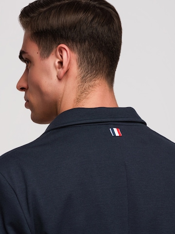 Coupe regular Veste de costume Ombre en bleu