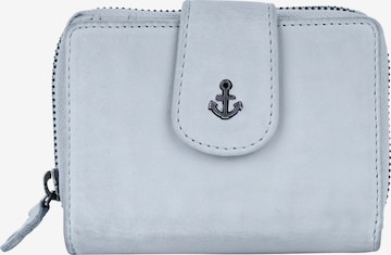Harbour 2nd Wallet in Blue: front