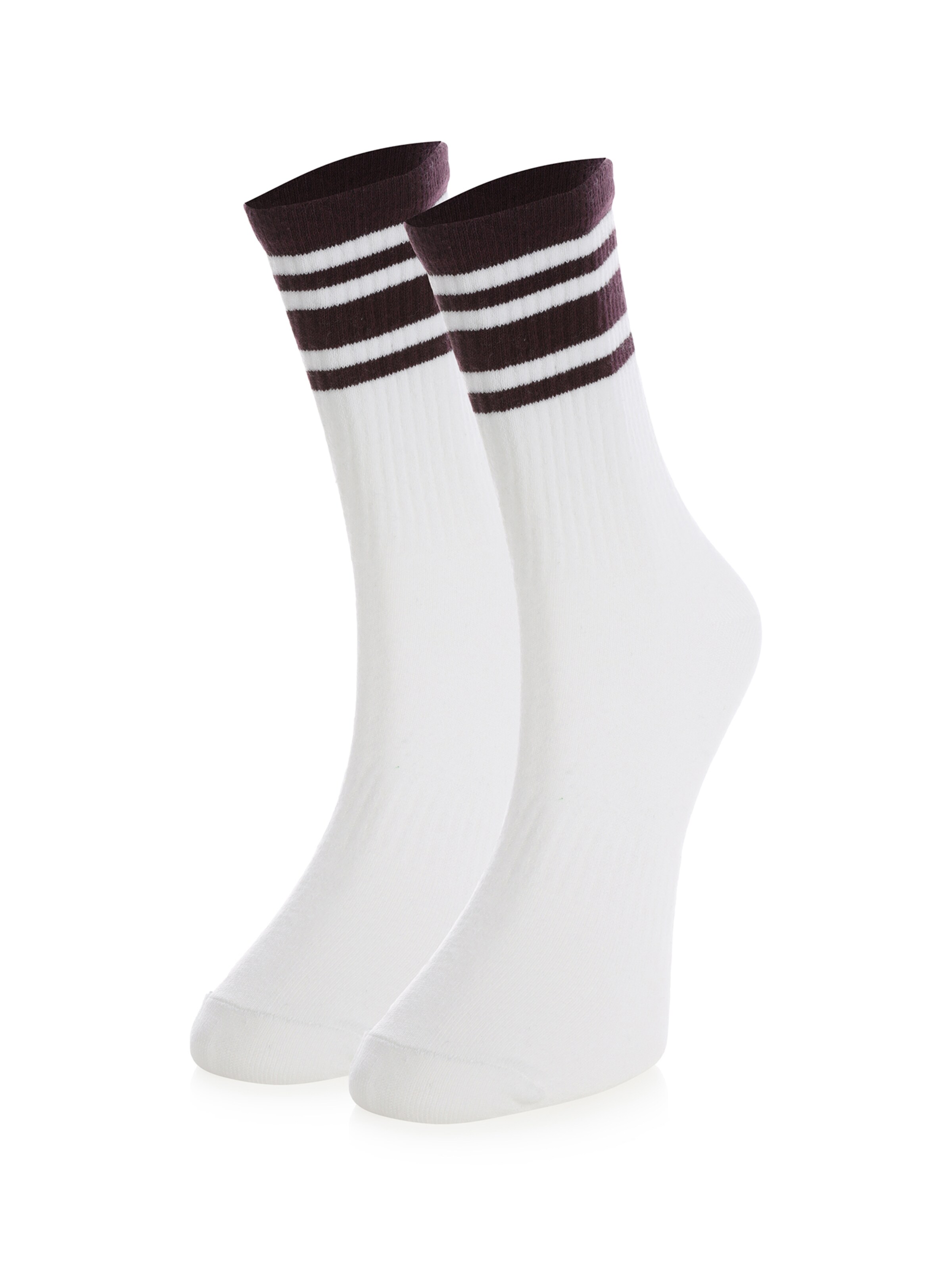 Calzino 'Hochschule' di Crea Socks in bianco