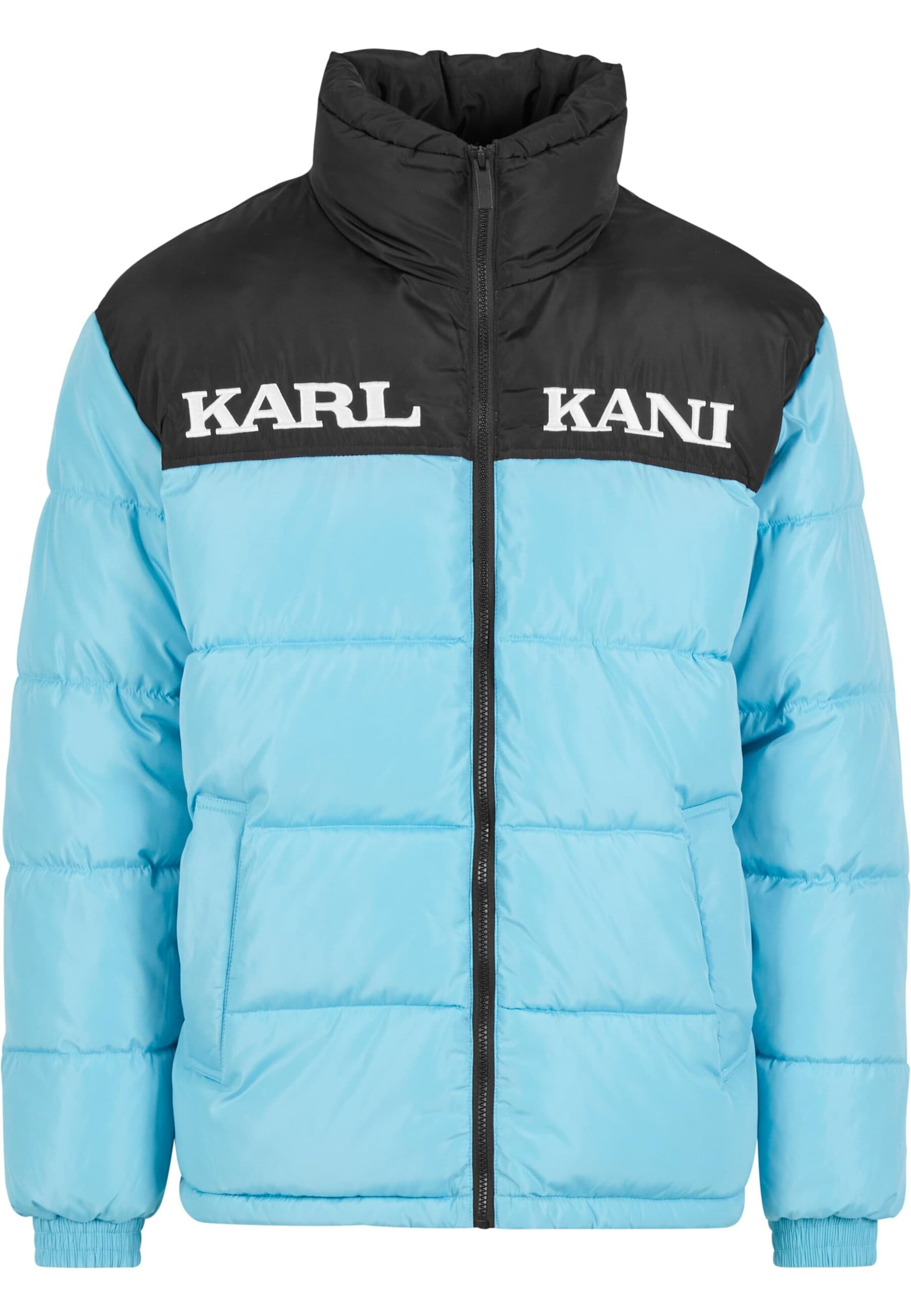 Karl Kani - Chaqueta de entretiempo en azul: frente
