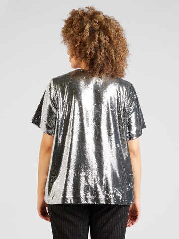 Michael Kors Plus Shirt 'CLASSIC' in Silver