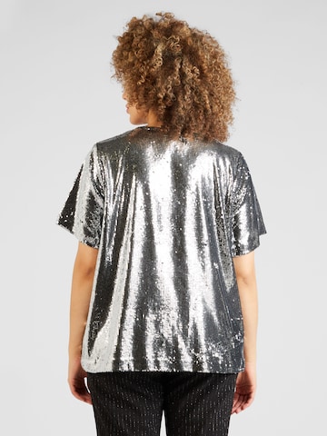 Michael Kors Plus - Camiseta 'CLASSIC' en plata