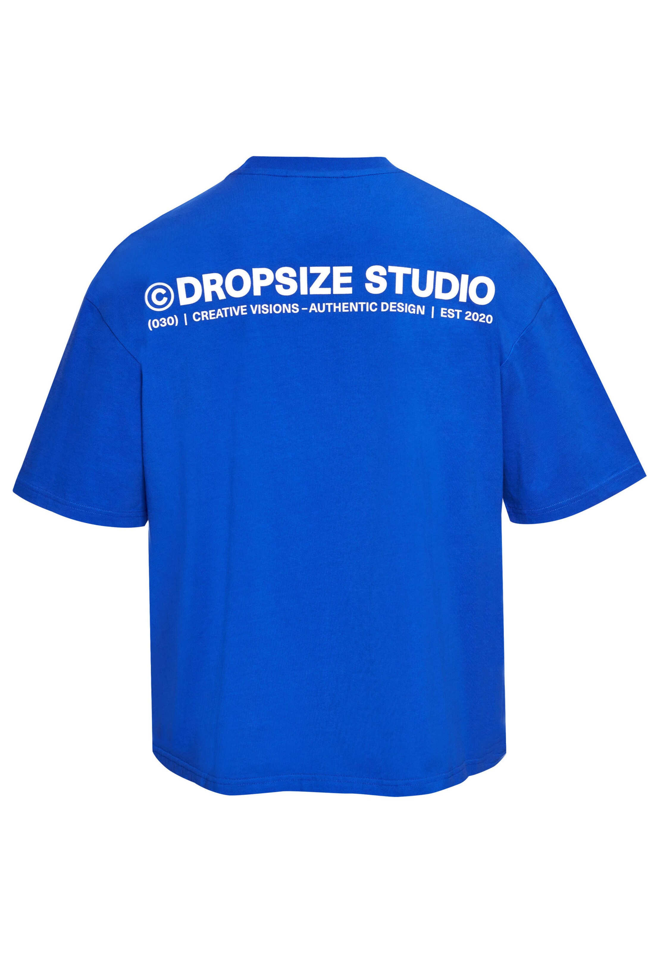T-Shirt Dropsize en bleu