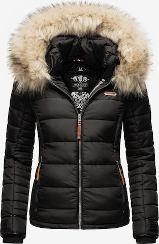MARIKOO Winter Jacket 'Lerikaa' in Black: front