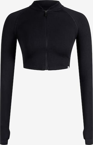 Smilodox Trainingsjack ' Harly ' in Zwart: voorkant