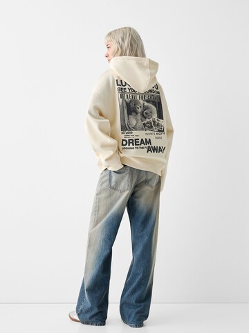 Bershka Sweatshirt in Gelb