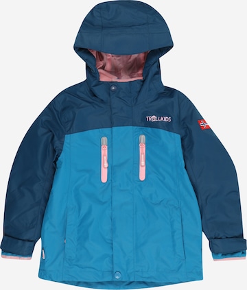 mėlyna TROLLKIDS Standartinis modelis Demisezoninė striukė 'Bryggen': priekis