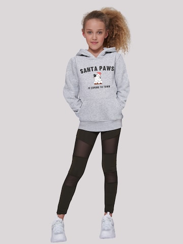 F4NT4STIC Sweatshirt 'Santa Paws Christmas Cat' in Grey