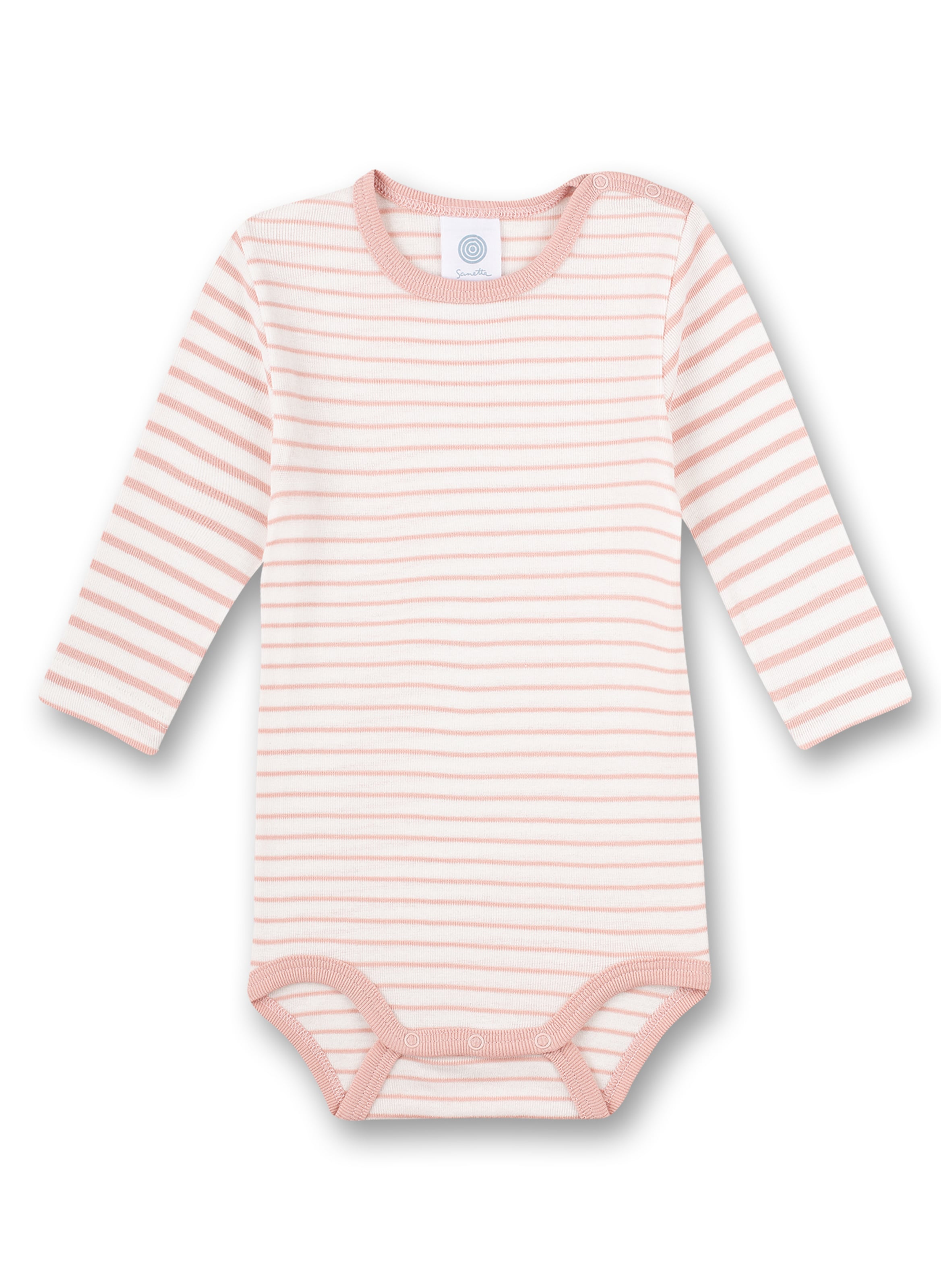 Sanetta Romper/bodysuit in Pink: front