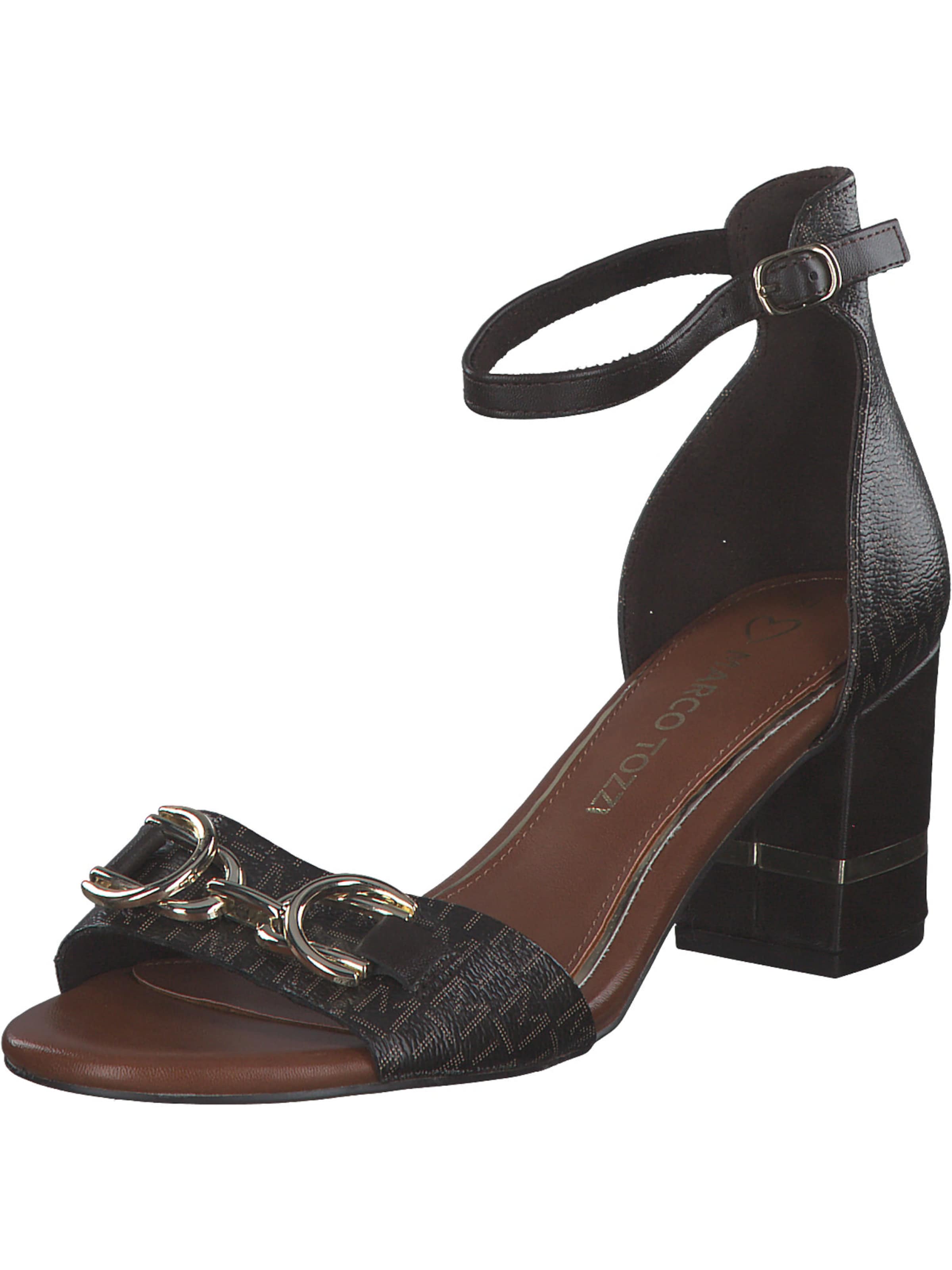 MARCO TOZZI Sandals in Black: front