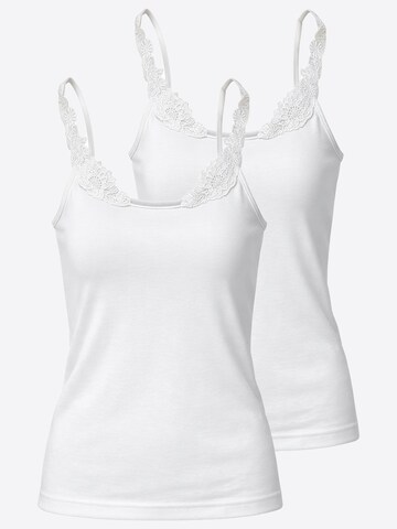 Haasis Bodywear Unterhemd in Weiß: Vorderseite