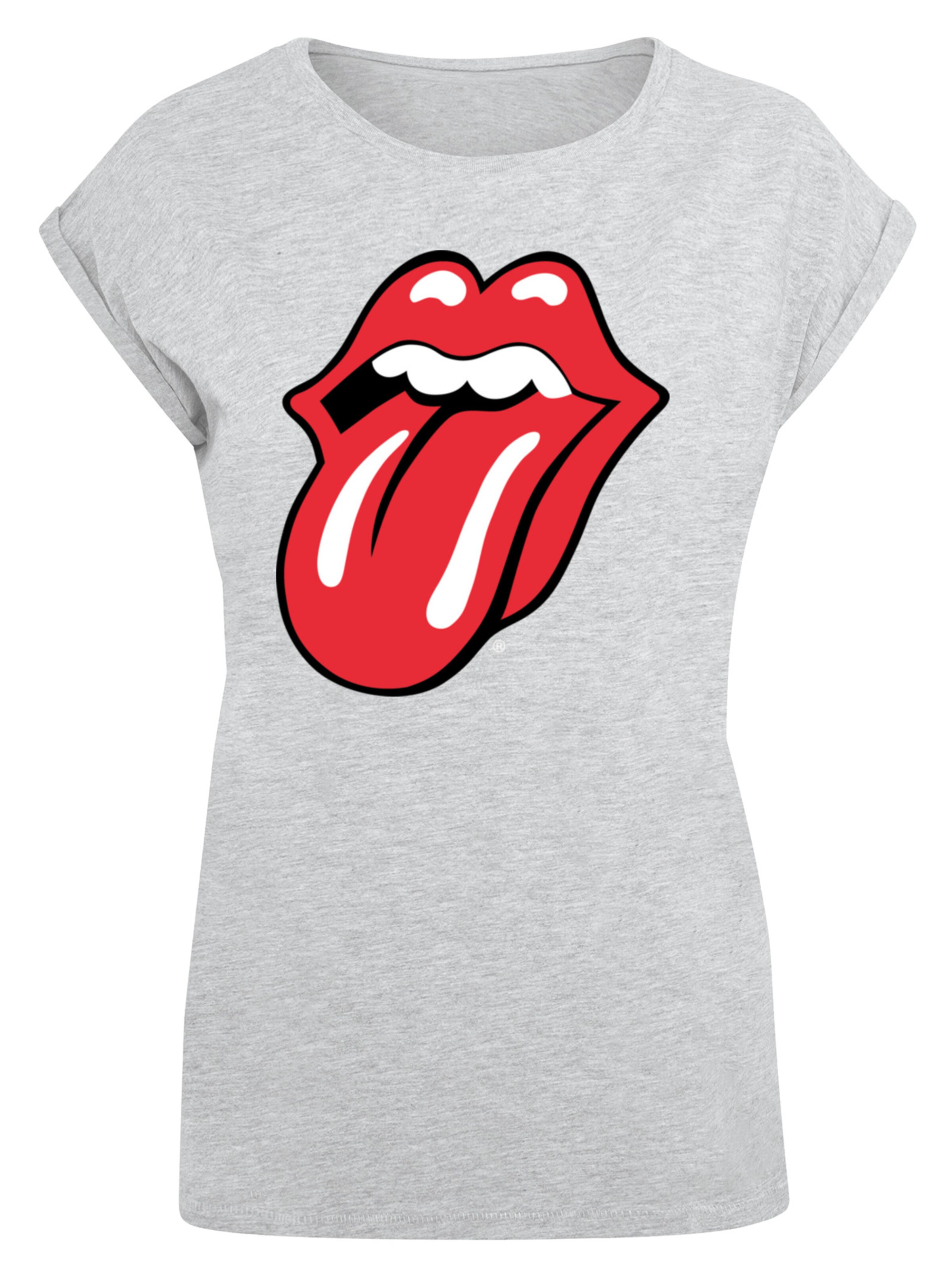 T-shirt 'The Rolling Stones' F4NT4STIC en gris : devant