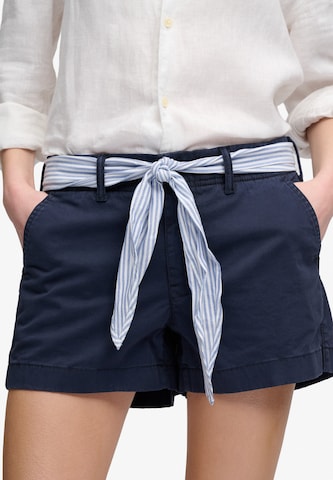 Loosefit Pantalon chino Superdry & Co en bleu : devant
