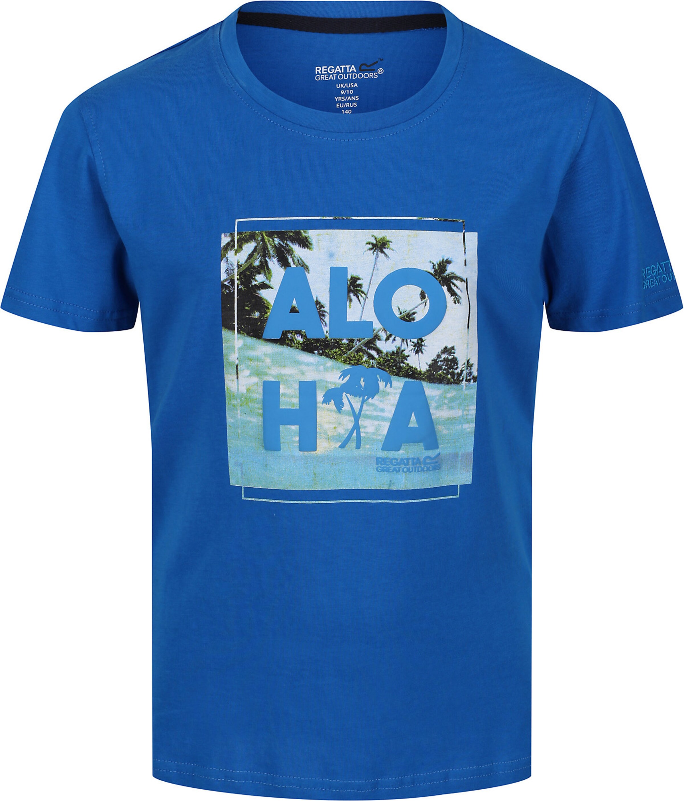 Kinder Teens (Gr. 140-176) REGATTA T-Shirt 'BOSLEY' in Blau - YH66542