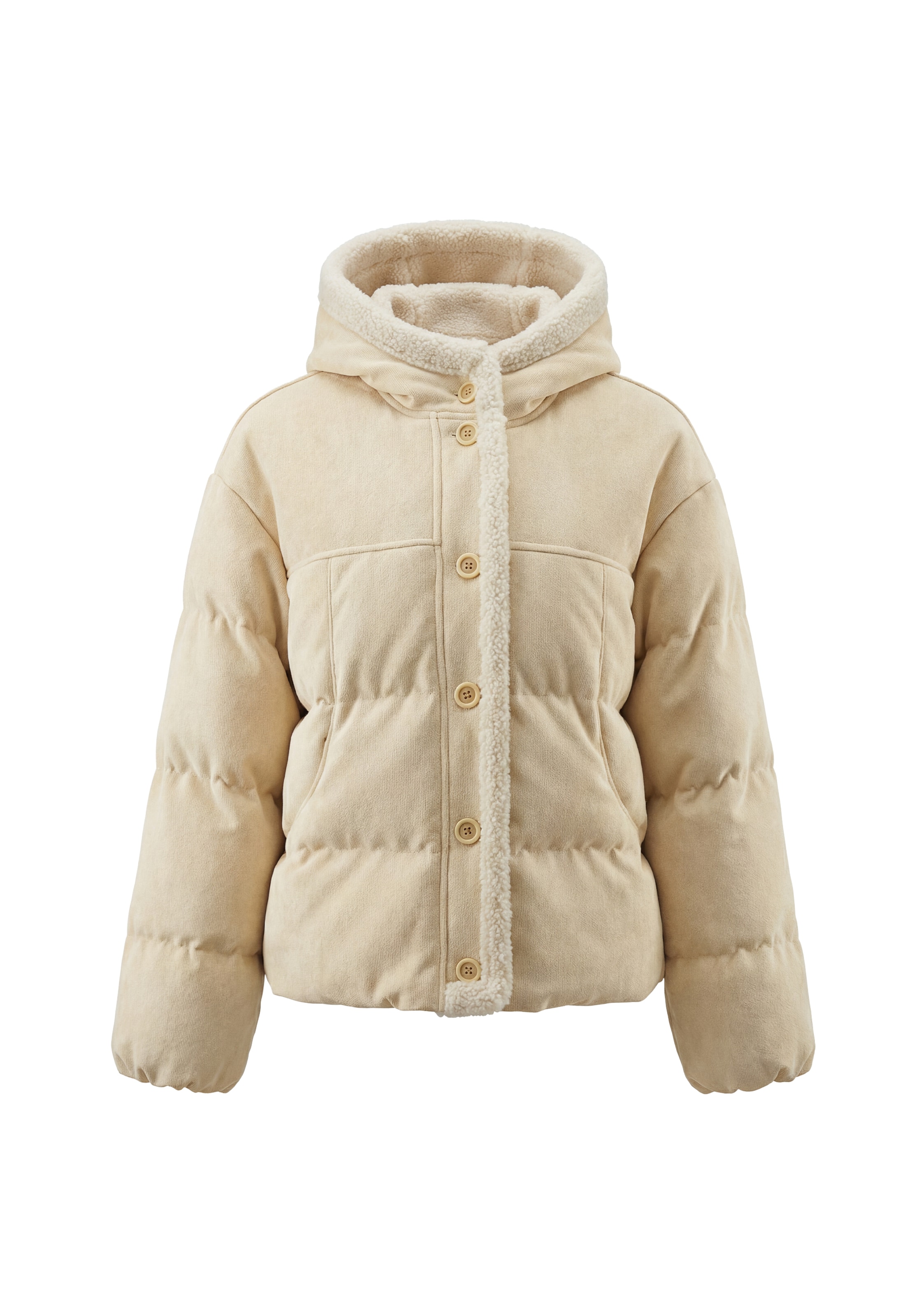 Veste d’hiver MYMO en beige : devant