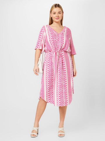 ONLY Carmakoma - Vestido 'MARRAKESH ' em rosa