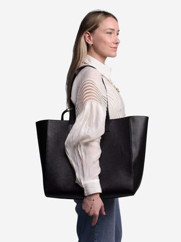Latalia Shopper 'Bolsena' in Zwart: voorkant