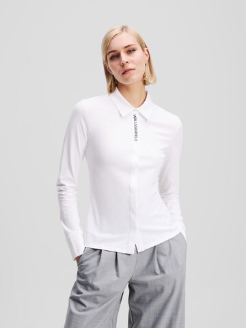 Karl Lagerfeld Blouse in White: front