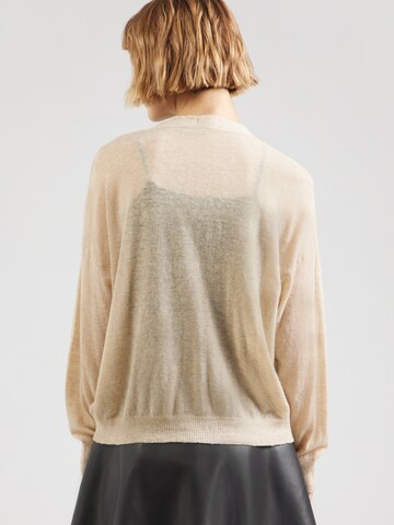 UNITED COLORS OF BENETTON Knit cardigan in Beige