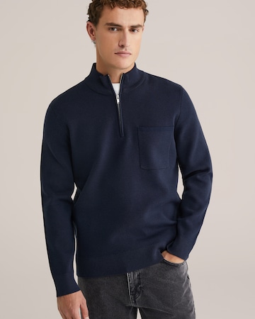 WE Fashion - Pullover em azul: frente