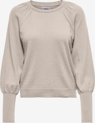 ONLY - Pullover em bege: frente