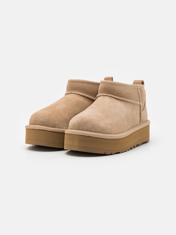 UGG Škornji 'CLASSIC ULTRA MINI' | bež barva