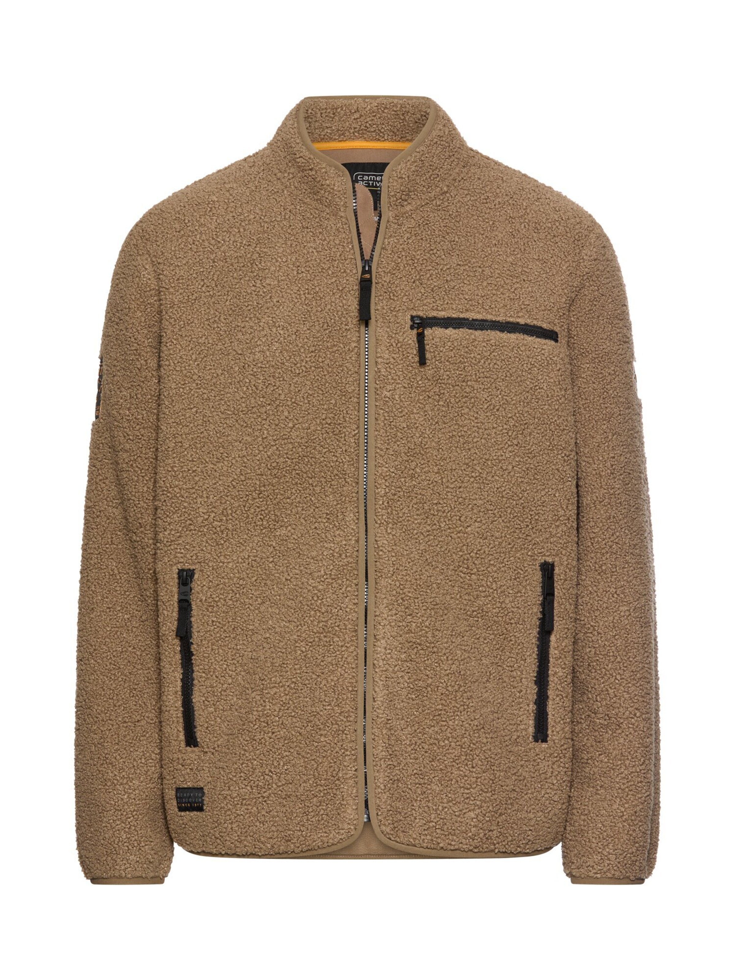 CAMEL ACTIVE Fleecejacke in Braun: Vorderseite