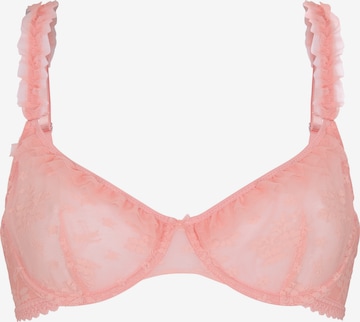 Hunkemöller Balconette Rintaliivi 'Darcy' värissä vaaleanpunainen: etupuoli