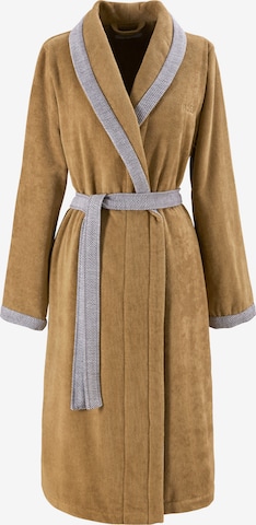 BOSS Long Bathrobe 'LORD' in Brown: front