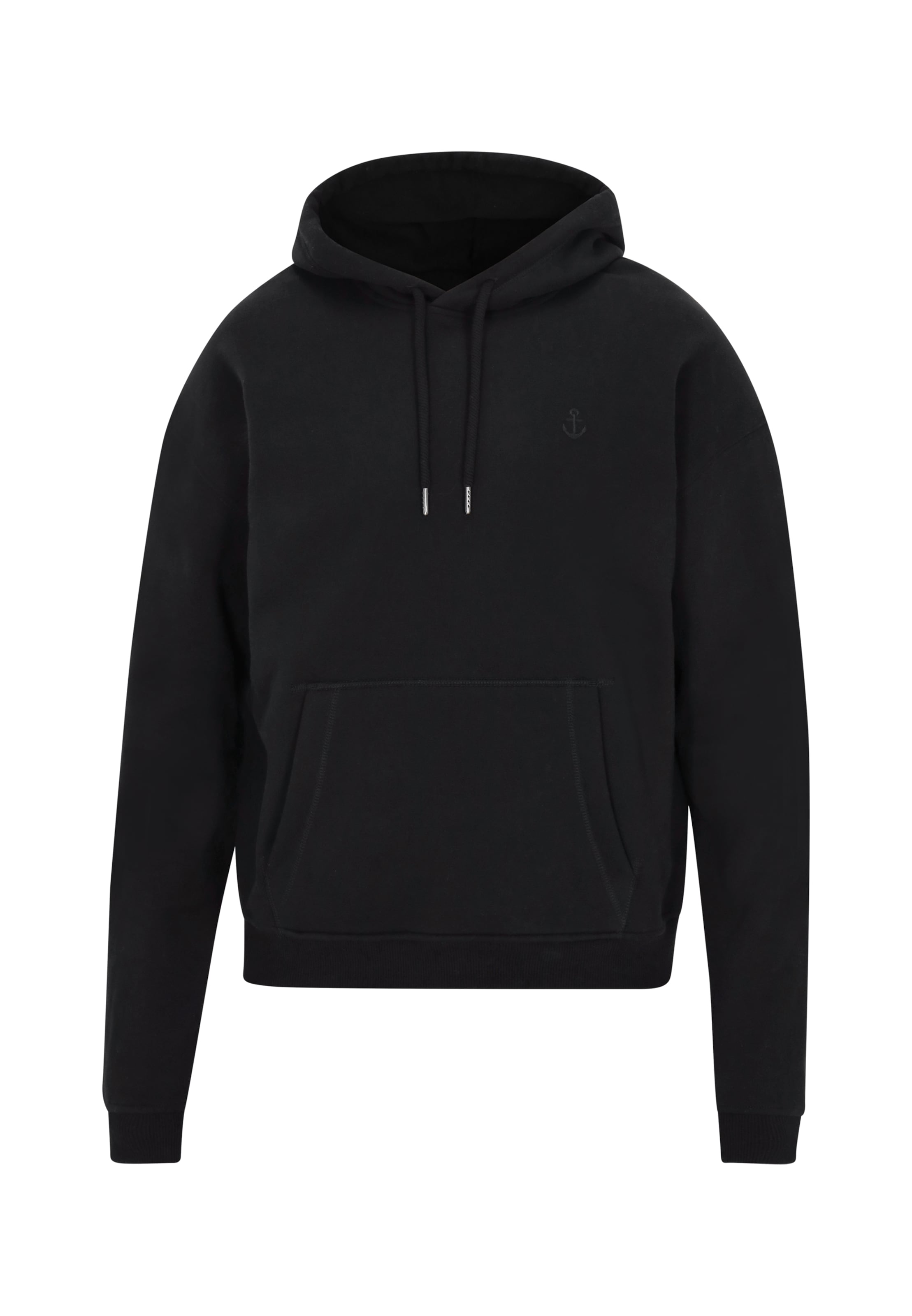 juoda DreiMaster Vintage Megztinis be užsegimo: priekis