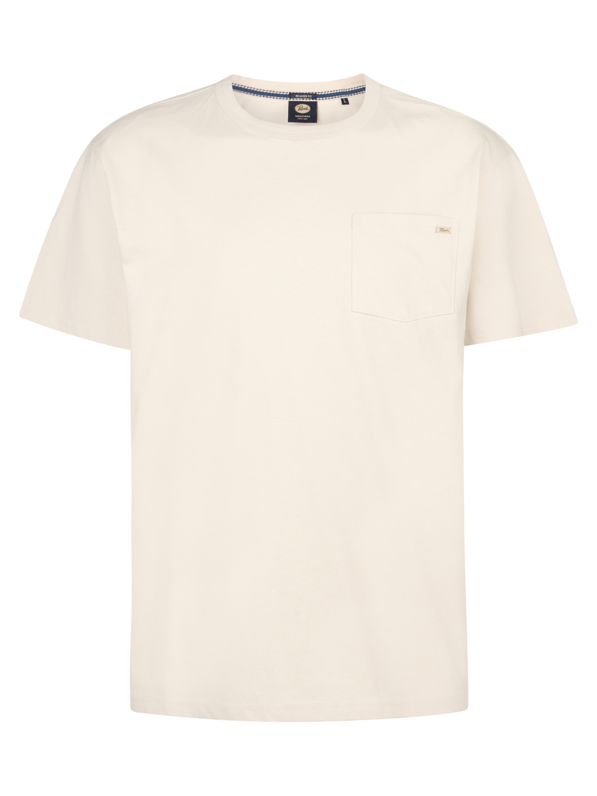 Petrol Industries Shirt 'Reefpark' in Beige: voorkant