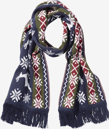 Jan Vanderstorm Scarf ' Tilo ' in Blue: front