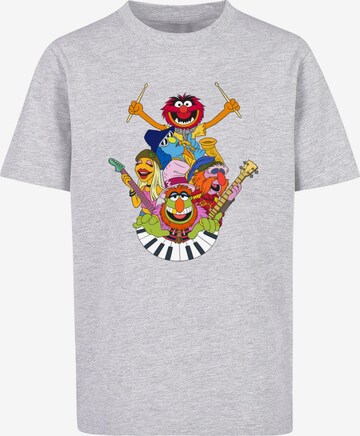 ABSOLUTE CULT Shirt 'Muppets - Dr. Teeth and The Electric Mayhem' in Grijs: voorkant