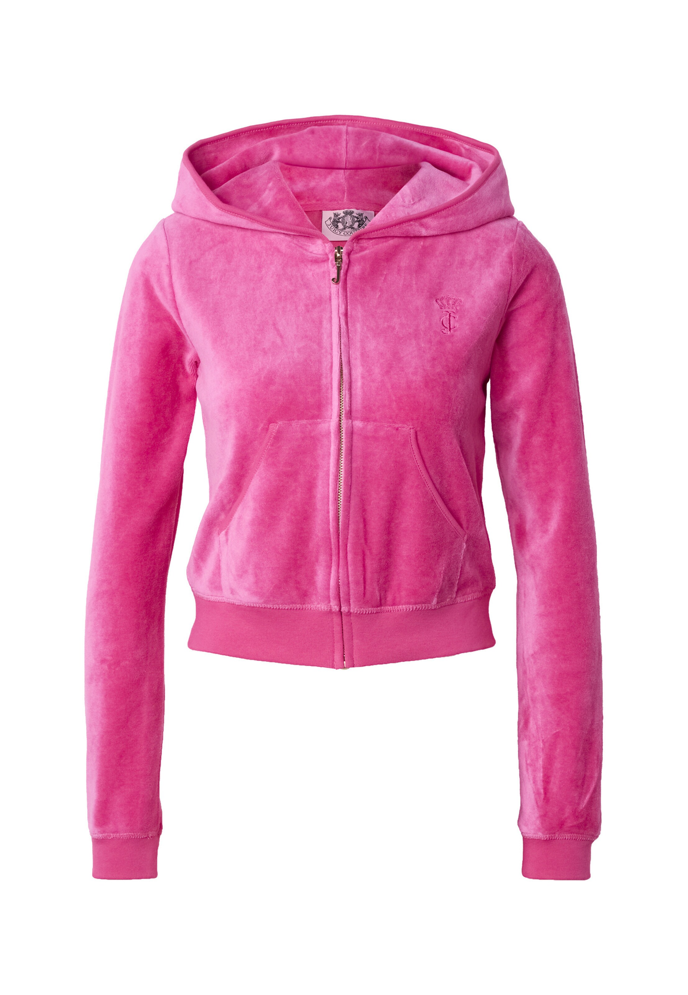 Juicy Couture - Sudadera con cremallera 'ROBYN' en rosa: frente