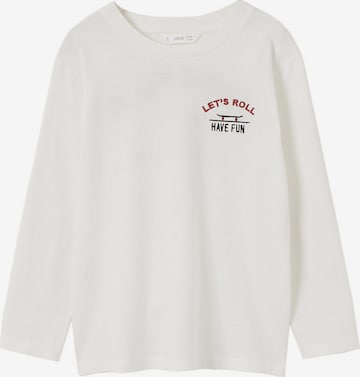 MANGO KIDS Shirt 'Stitch' in White: front