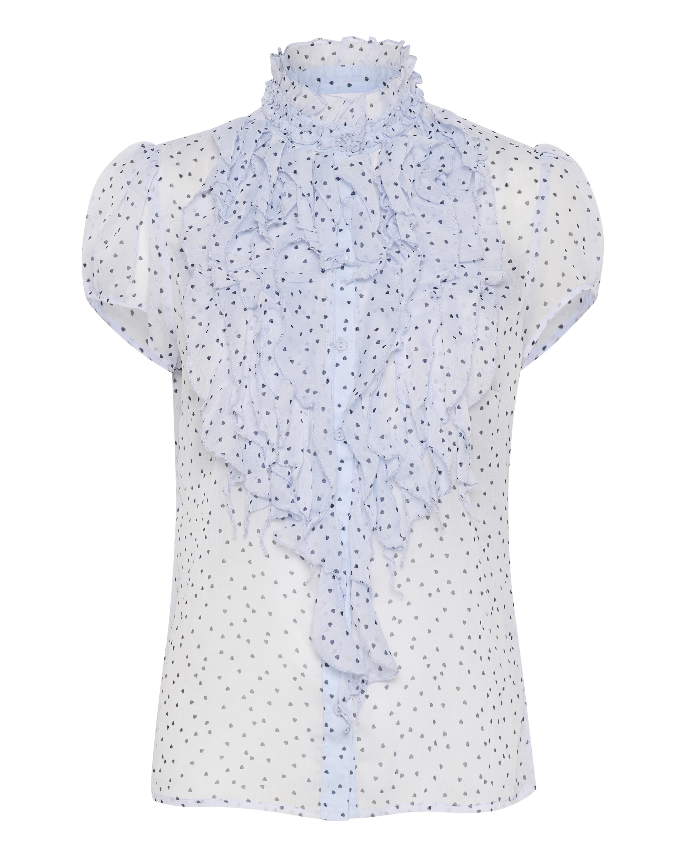SAINT TROPEZ Shirt 'Lilja' in Blue: front