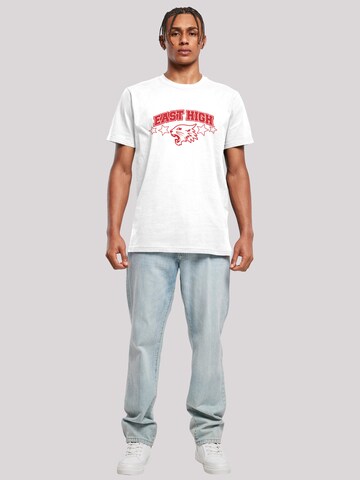 F4NT4STIC Shirt 'Disney High School Musical The Musical Wildcat Stars' in Wit