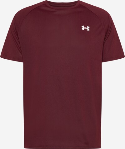 UNDER ARMOUR Funktionsshirt in burgunder / weiß, Produktansicht