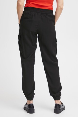 Fransa Tapered Cargohose 'krista Pa 1' in Schwarz