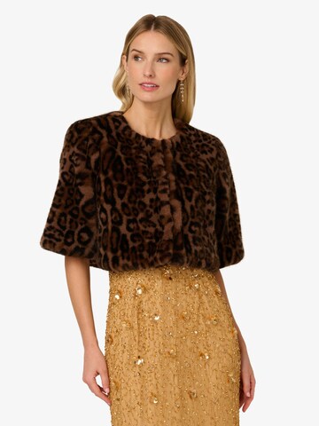 Adrianna Papell Bolero in Bruin: voorkant