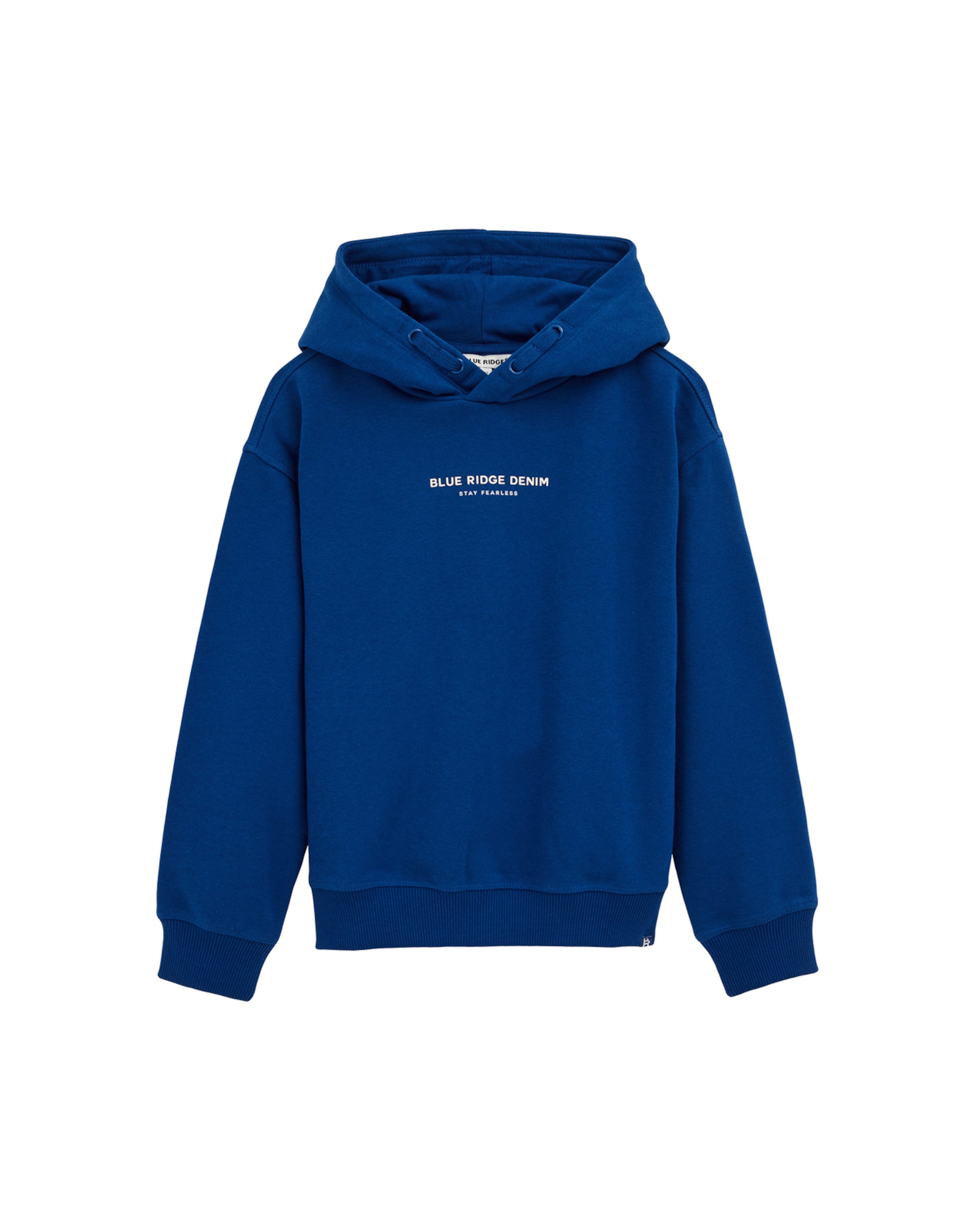 Bluză de molton de la WE Fashion pe albastru: față