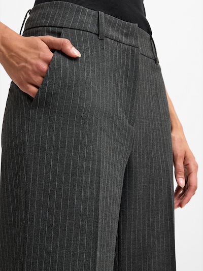Cambio Pleat-front trousers 'Amelie' in Anthracite / Light grey, Item view