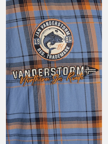 Jan Vanderstorm Comfort fit Button Up Shirt ' Iversen ' in Blue