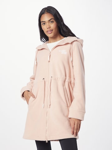 Lake View Fleece jas 'Greta' in Roze: voorkant