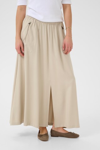 Kaffe Skirt in Beige: front