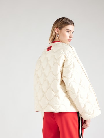 HUGO Red Between-Season Jacket 'Flina-1' in Beige