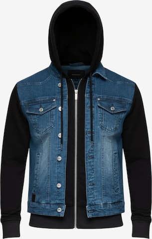 Ombre Tussenjas in Blauw: voorkant