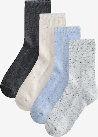 Next Socks in Blue: front