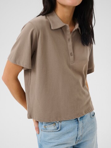 T-shirt 'AbbyMW' My Essential Wardrobe en marron